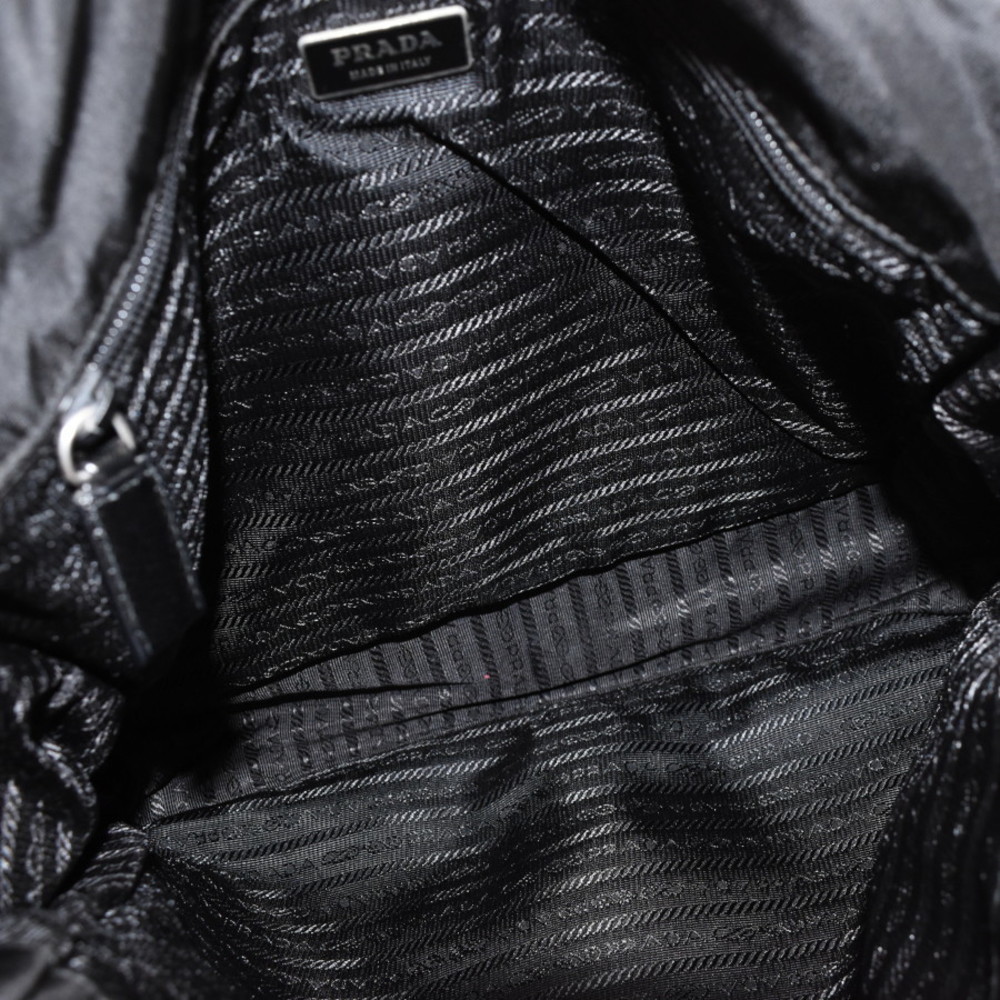 Prada Shoulder Bag Triangular Plate Triangle Nylo… - image 8